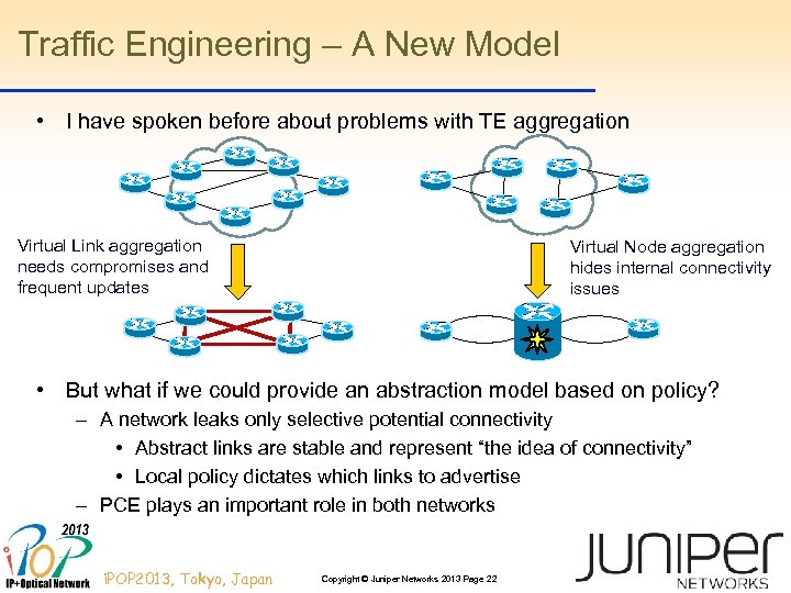 Traffic Engineering – A New Model • I have spoken before about problems with