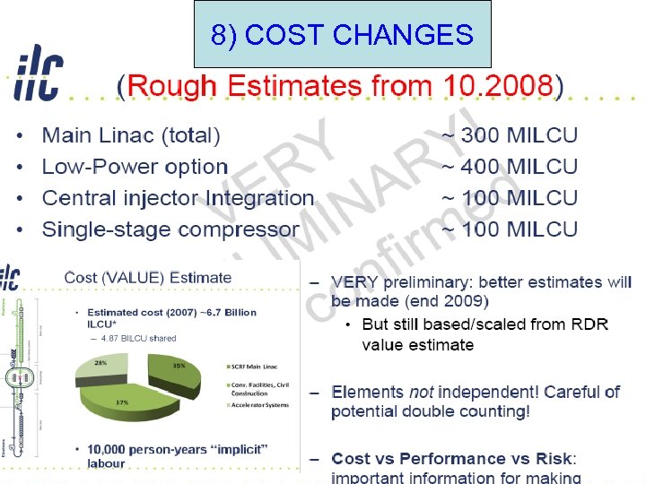 +/- 3 km Central Region to scale and some 8) COST CHANGES tunnel sections