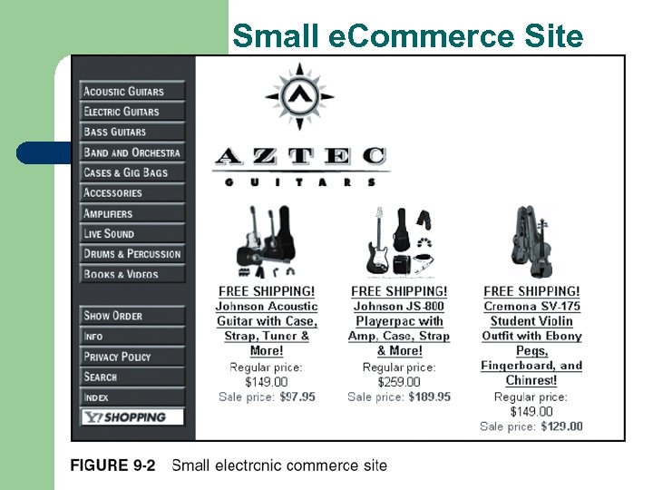 Small e. Commerce Site 