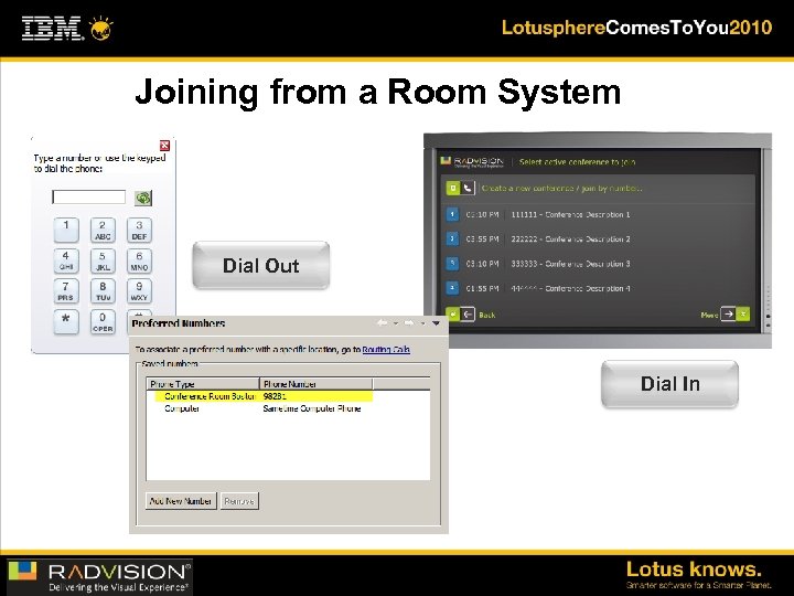 Joining from a Room System Dial Out Dial In 