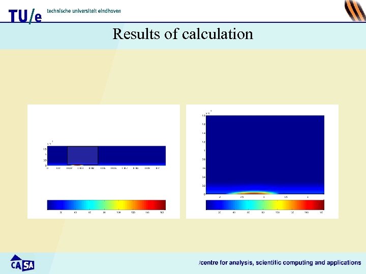 Results of calculation 