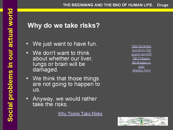Social problems in our actual world THE BEGINNING AND THE END OF HUMAN LIFE.