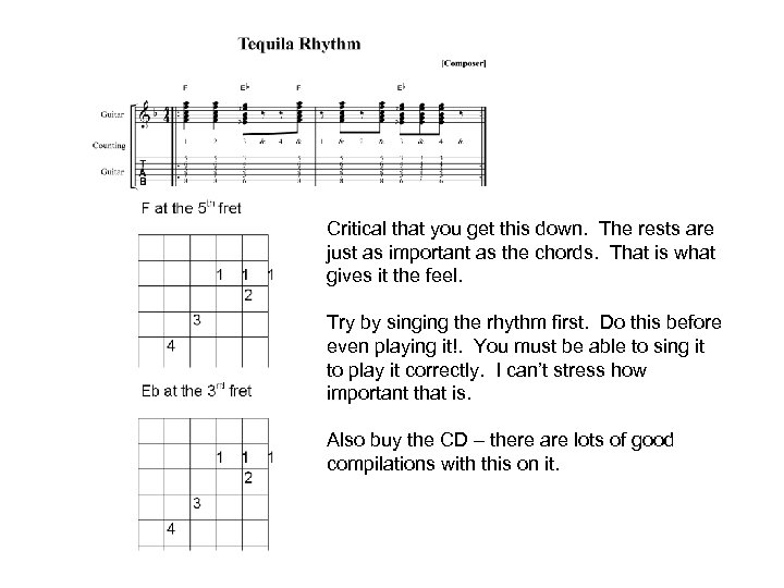 Critical that you get this down. The rests are just as important as the