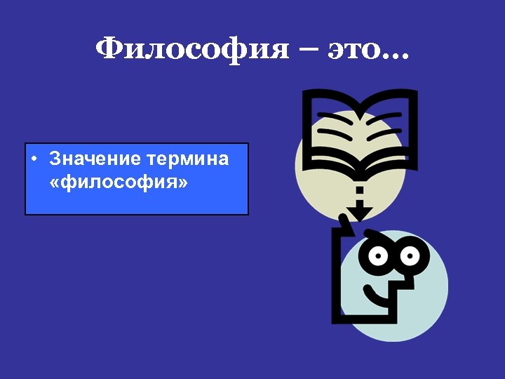 Философия – это… • Значение термина «философия» 