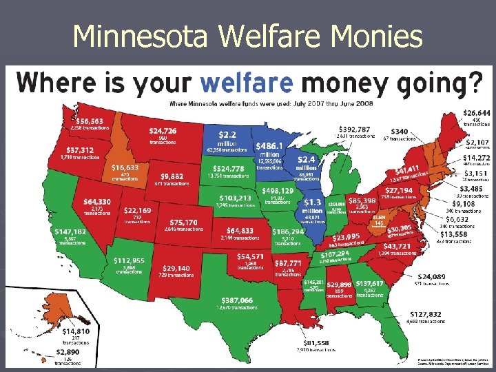Minnesota Welfare Monies 