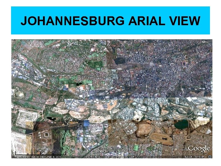 JOHANNESBURG ARIAL VIEW 
