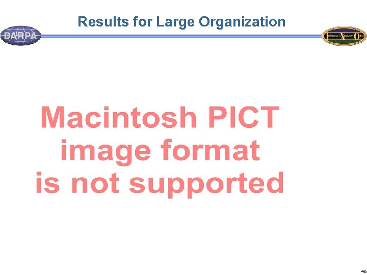 Results for Large Organization 46 