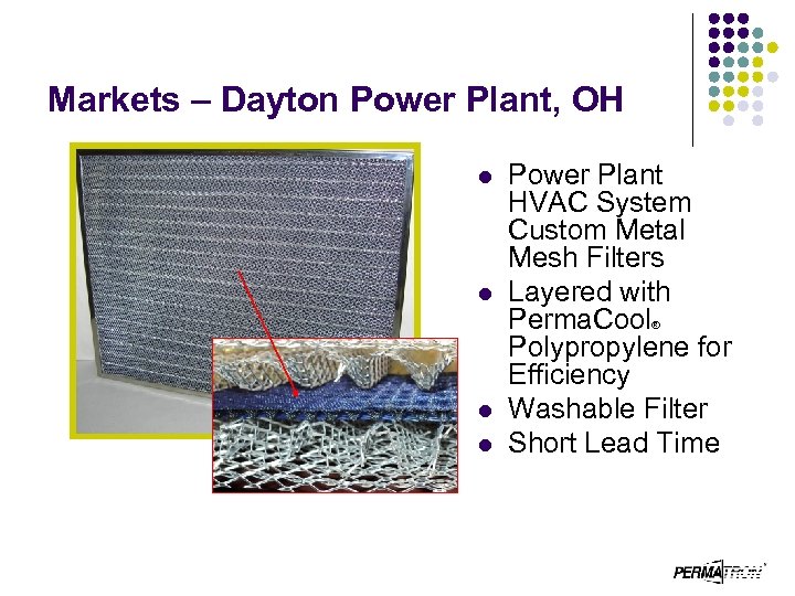 Markets – Dayton Power Plant, OH l l Power Plant HVAC System Custom Metal