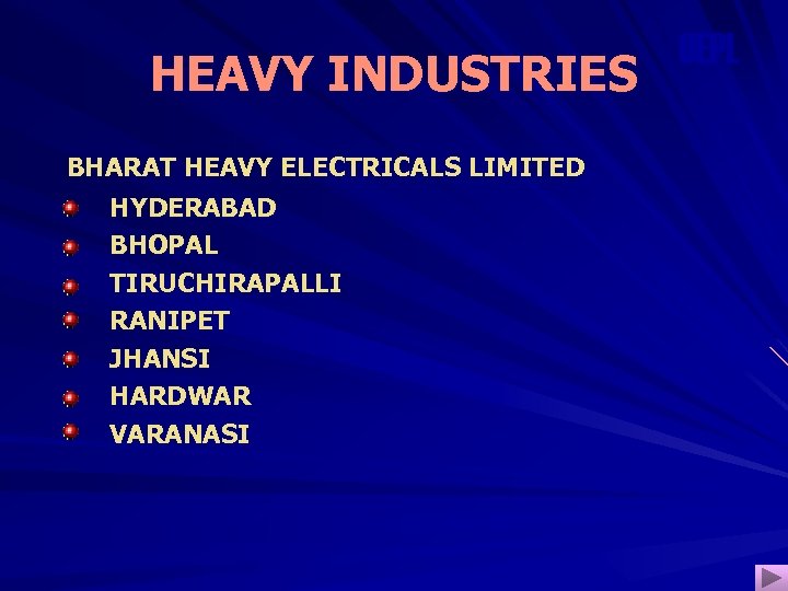 HEAVY INDUSTRIES BHARAT HEAVY ELECTRICALS LIMITED HYDERABAD BHOPAL TIRUCHIRAPALLI RANIPET JHANSI HARDWAR VARANASI OEPL