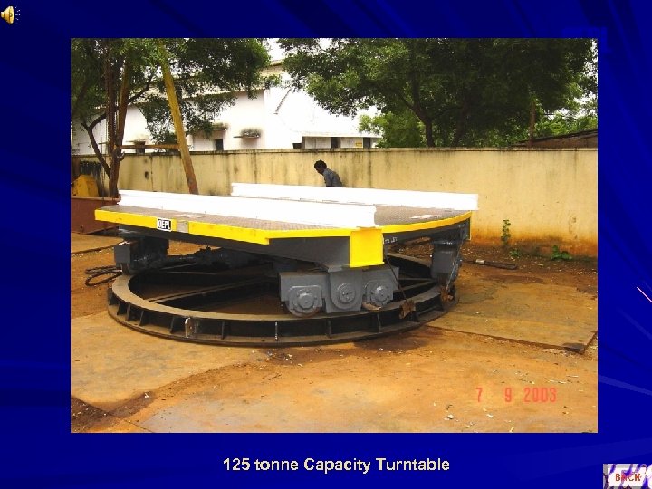 OEPL 125 tonne Capacity Turntable 