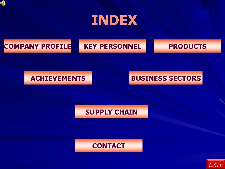 INDEX COMPANY PROFILE KEY PERSONNEL ACHIEVEMENTS OEPL PRODUCTS BUSINESS SECTORS SUPPLY CHAIN CONTACT EXIT