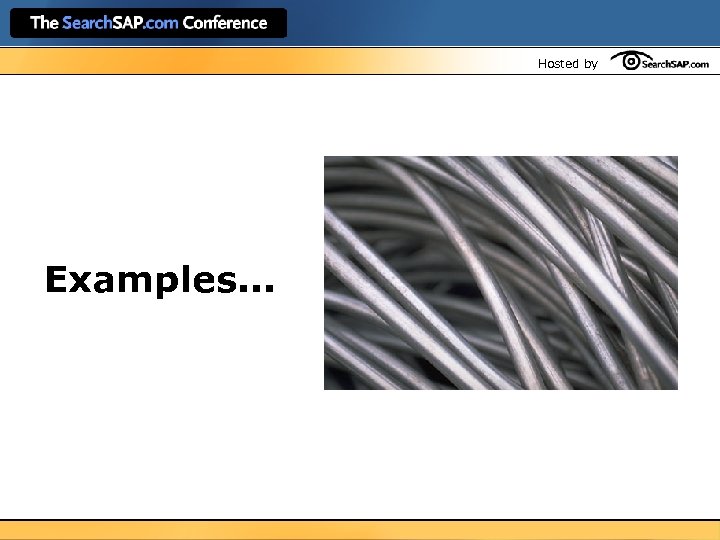 Hosted by Examples. . . 