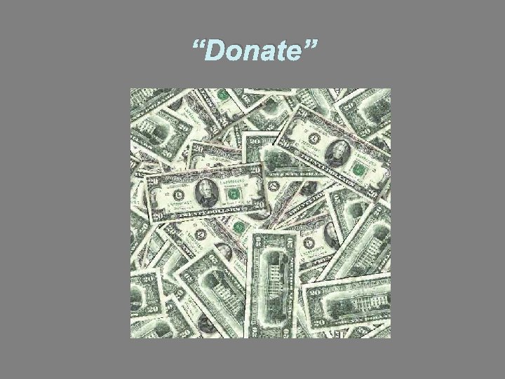 “Donate” 