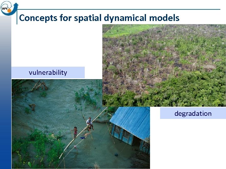 Concepts for spatial dynamical models vulnerability degradation 