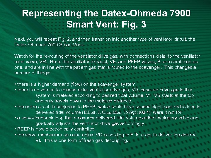 Representing the Datex-Ohmeda 7900 Smart Vent: Fig. 3 Next, you will repeat Fig. 2,