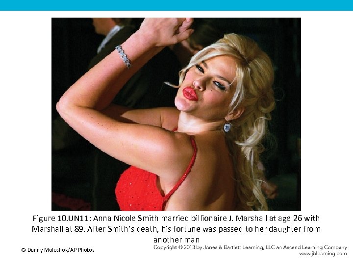 Figure 10. UN 11: Anna Nicole Smith married billionaire J. Marshall at age 26