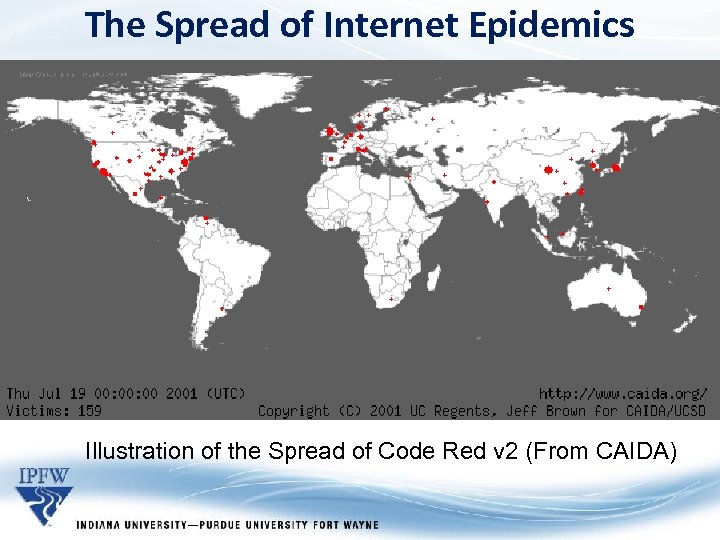The Spread of Internet Epidemics Illustration of the Spread of Code Red v 2