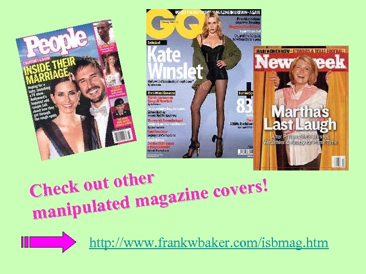 ut other Check o e covers! magazin pulated mani http: //www. frankwbaker. com/isbmag. htm