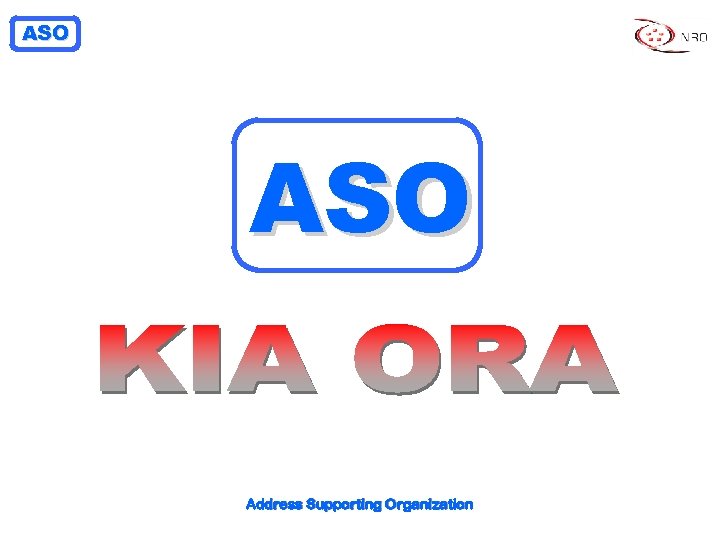 ASO Address Supporting Organization 