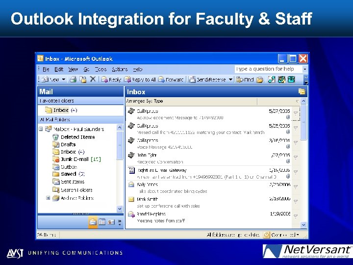 Outlook Integration for Faculty & Staff 