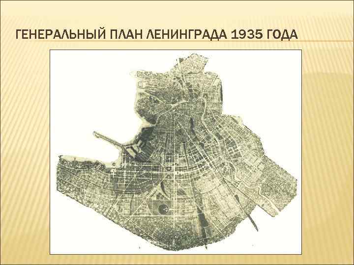 Карта спб 1935 года