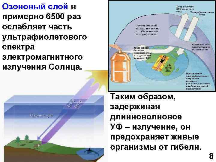 Что защищает землю от радиации. Озоновый слой атмосферы защищает от излучения. Влияние озонового слоя на живые организмы. Озоновый слой и УФ-излучение. Озоновый слой защищает землю от.