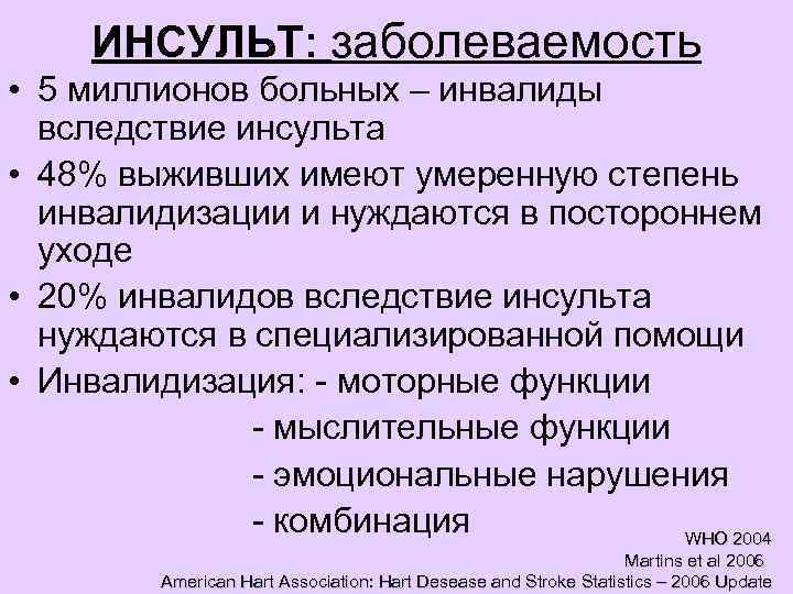   Структура и соотношение различных  форм инсульта в Сибири По данным регистра