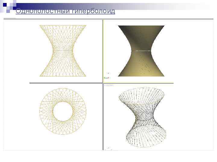 Однополостный гиперболоид 
