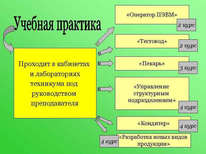       «Оператор ПЭВМ»     2 курс