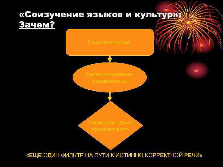  «Соизучение языков и культур» : Зачем?    Языковая норма  