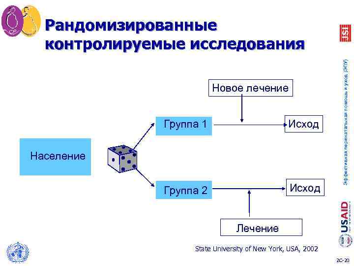  Рандомизированные контролируемые исследования Эффективная перинатальная помощь и уход (ЭПУ) Новое лечение Группа 1