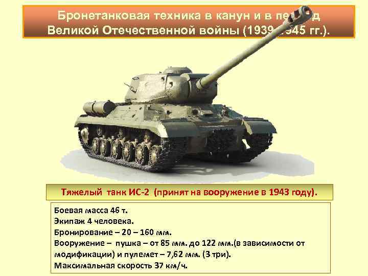    Период послевоенного танкостроения.  Первое послевоенное поколение (1945 – 1960 гг.