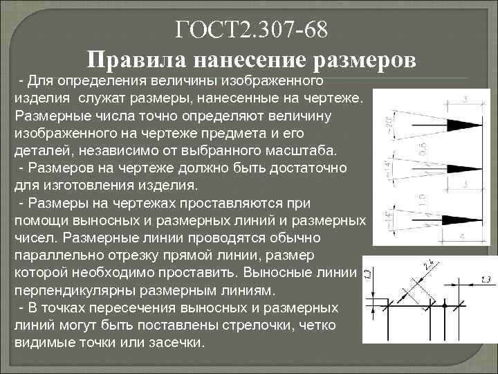 Изображать величина. ЕСКД стрелки. ЕСКД размерные линии. ГОСТ 2.307-68 длина стрелочек. ЕСКД ГОСТ размер стрелки.