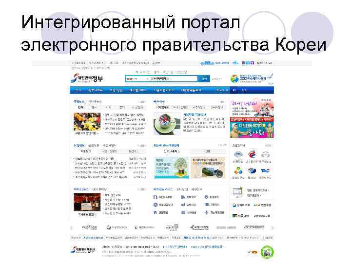 Интегрированный портал электронного правительства Кореи 