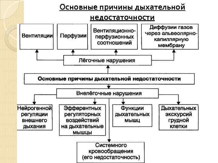 Формы дыхательной недостаточности 