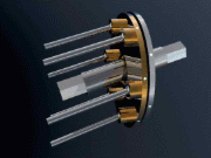 Дизельный  горизонтальный 4 х цилиндровый безшатунный двигатель Вуля (г. Харьков 2002 г. )