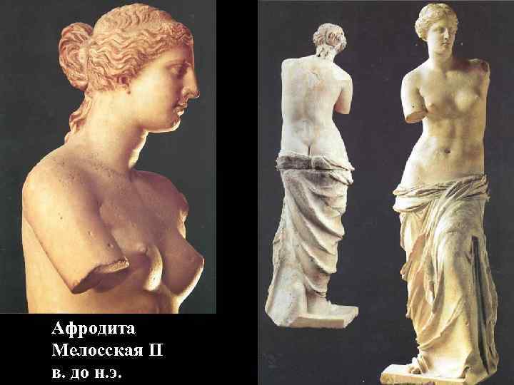 Афродита Мелосская II в. до н. э. Афродита Мелосская II в. до н. э.
