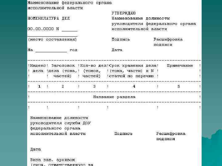 Номенклатура дел u При определении сроков хранения документов, следует руководствоваться Номенклатура дел u При определении сроков хранения документов, следует руководствоваться