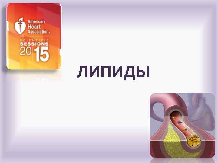 ЛИПИДЫ 