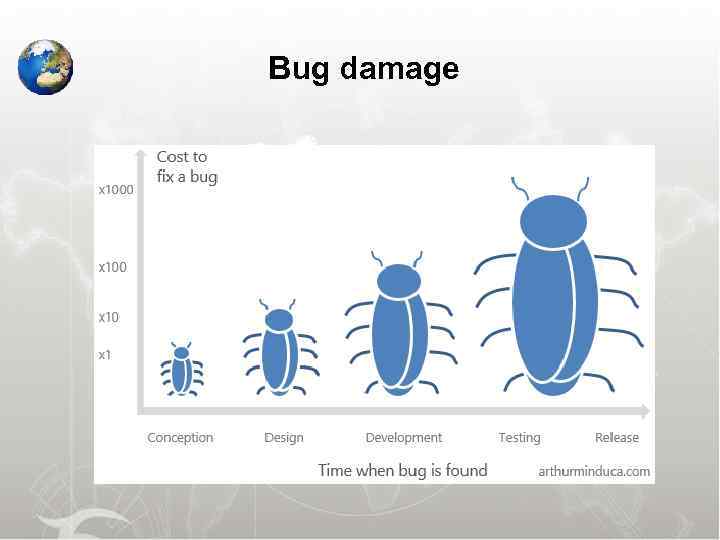  Bug damage 