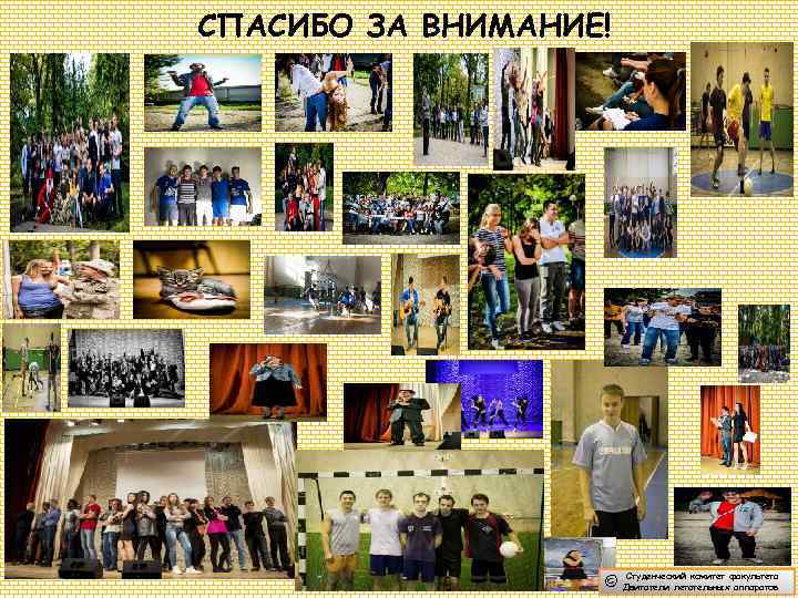 СПАСИБО ЗА ВНИМАНИЕ!     Студенческий комитет факультета    ©