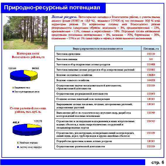 Природные богатства вологодской