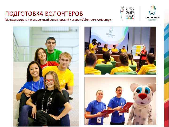 ПОДГОТОВКА ВОЛОНТЕРОВ Международный молодежный волонтерский лагерь «Volunteers Academy» 