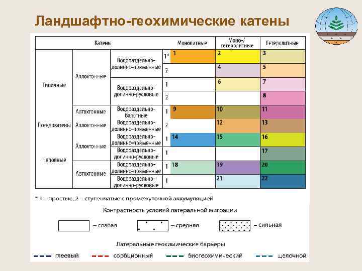 Ландшафтно-геохимические катены 