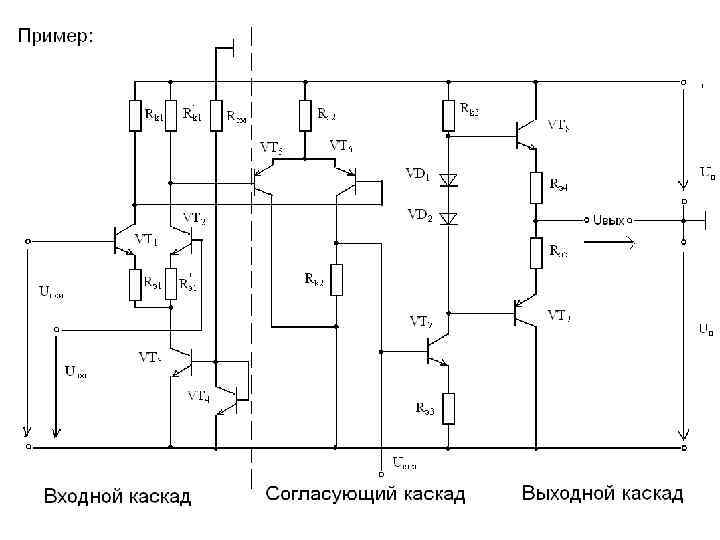 Операционный усилитель обозначение на схеме