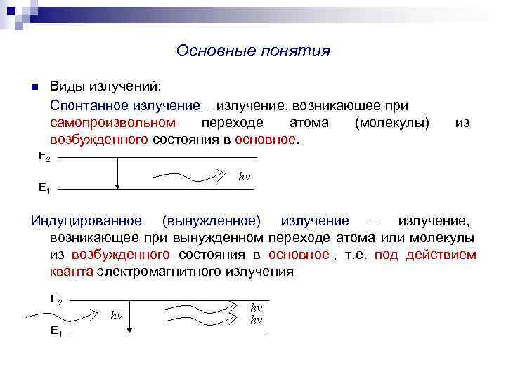 Испускание и поглощение энергии атомом. Как происходит излучение и поглощение энергии атомом. Поглощение и испускание энергии атомами. Спонтанное и вынужденное излучение лазеры. Индуцированное излучение возникает.