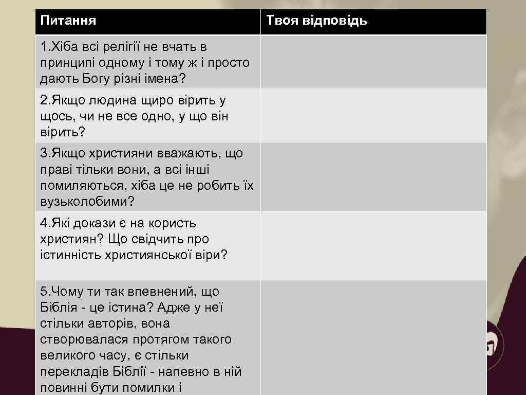  • 1. Скажіть своєму партнерові, з яким запереченням ви працюєте і попросіть його