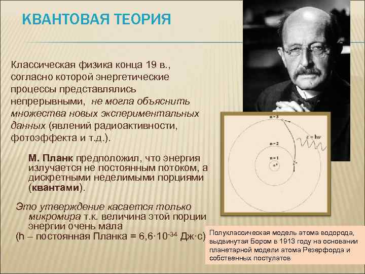 Квантовая теория мира какая картина мира