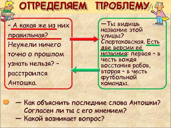  ОПРЕДЕЛЯЕМ ПРОБЛЕМУ – А какая же из них —Ты видишь название этой правильная?