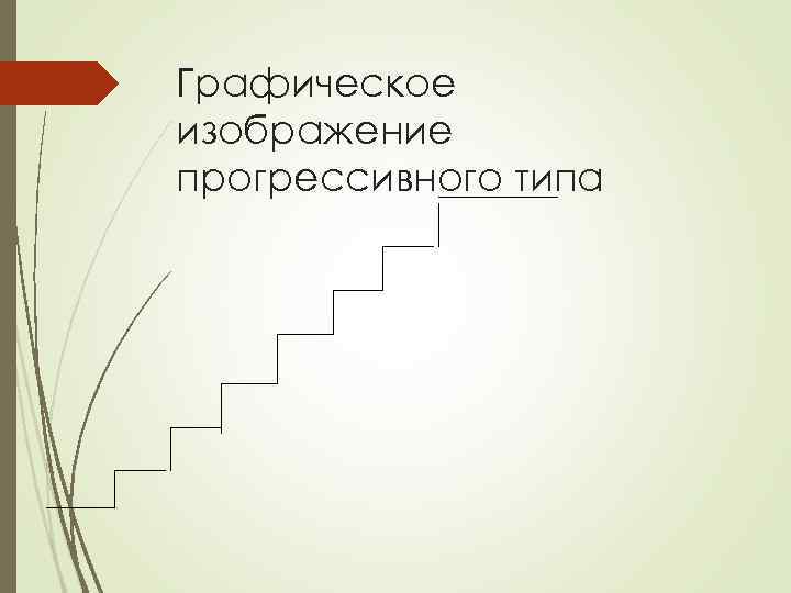 Графическое изображение прогрессивного типа 